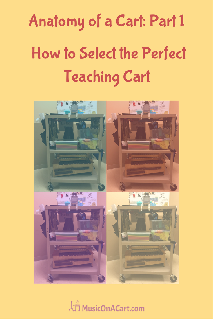 Teaching from a cart? Here's what to look for in the perfect mobile teaching cart! | www.MusicOnACart.com
