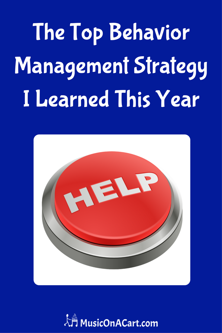 Here's the top classroom management strategy I did in my music classes this year. | www.MusicOnACart.com