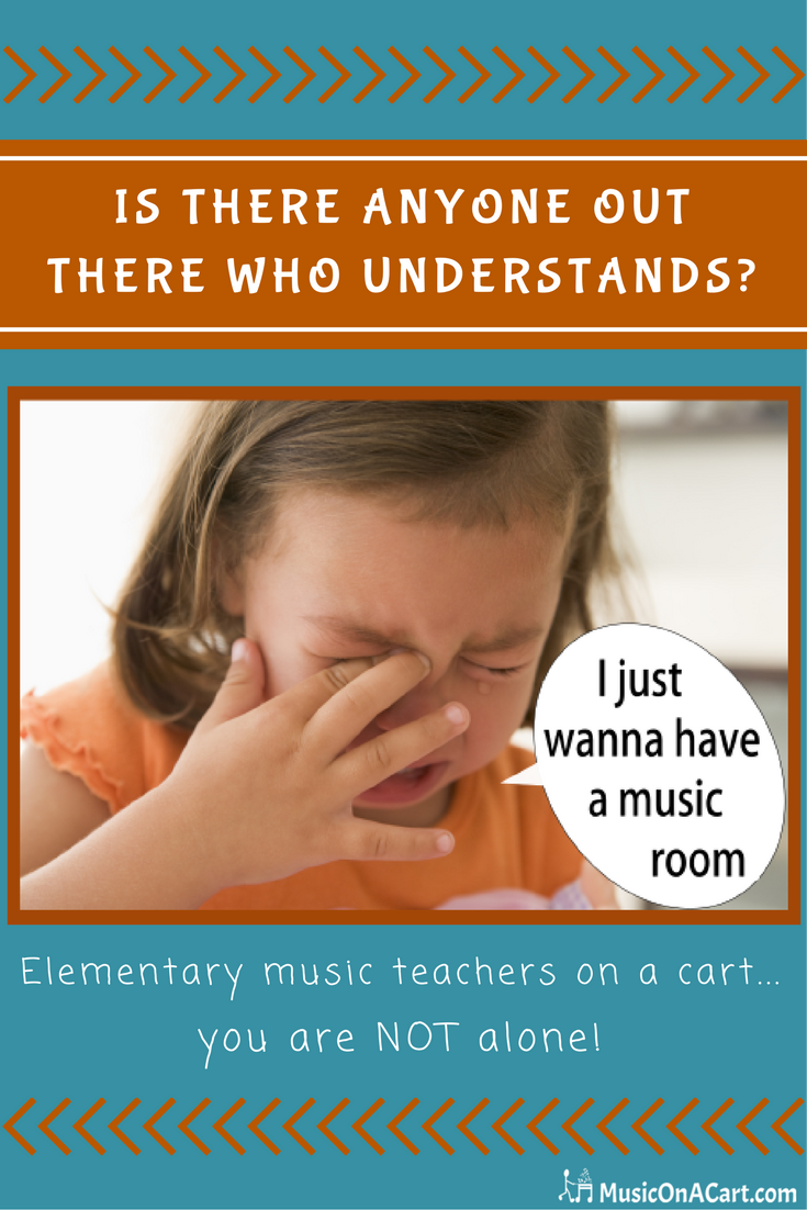 Teaching from a cart? Don't worry, you can do this! Check out encouraging info on www.MusicOnACart.com