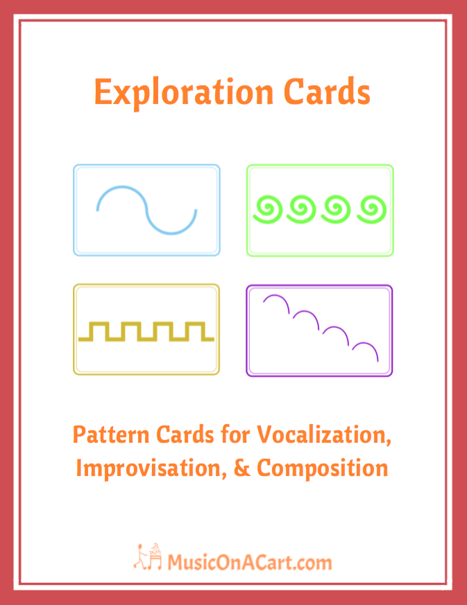 A great vocal, compositional, and movement teaching tool for your music classes! | www.MusicOnACart.com