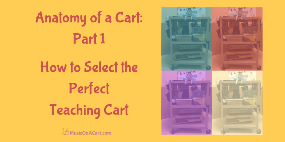 Teaching from a cart? Here's what to look for in the perfect mobile teaching cart! | www.MusicOnACart.com