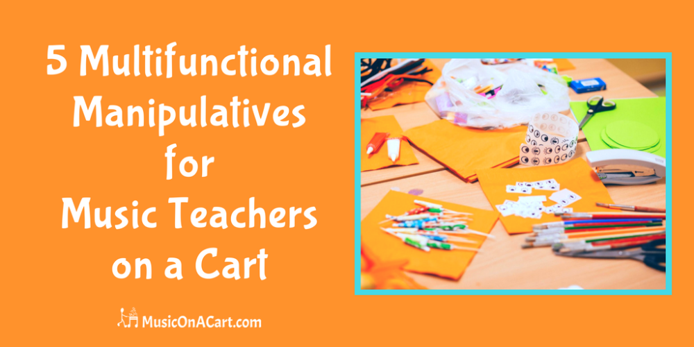 Check out these super fun, multifunctional manipulatives for teaching elementary music | www.MusicOnACart.com